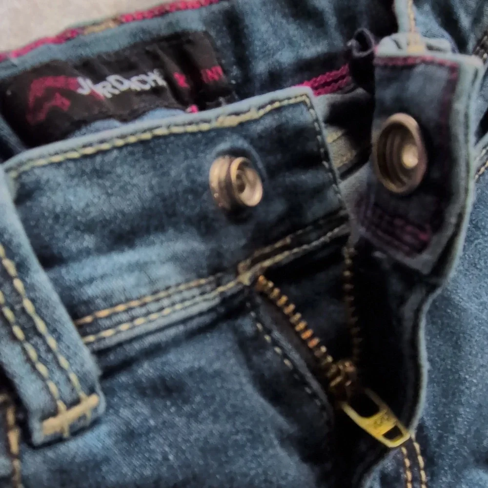 Jordache Skinny Blue Denim Jeans 4T Unisex Baby Toddler Pocket Elastic Waist